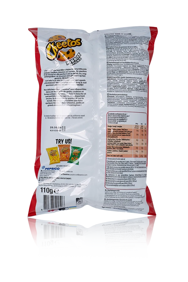 Cheetos nibb it sticks nederland 20 x 110g zak back