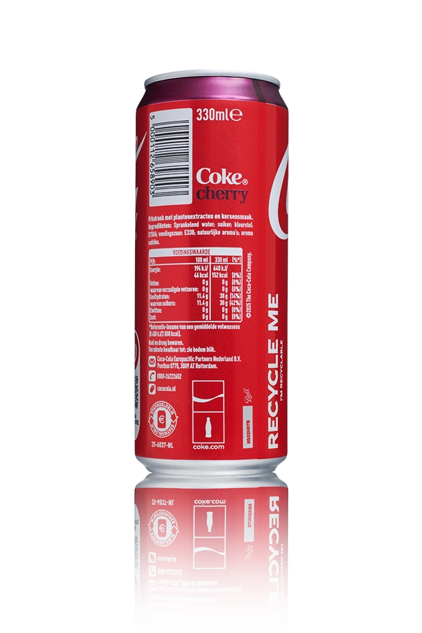 Coca Cola Zero Sugar Cherry 24x330ml Nederland back