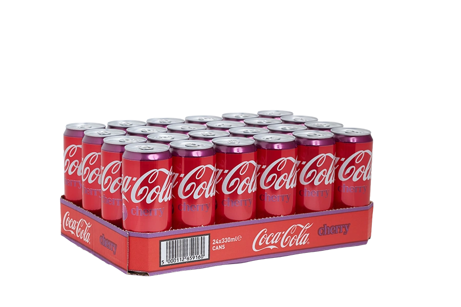 Coca Cola Zero Sugar Cherry 24x330ml Nederland tray