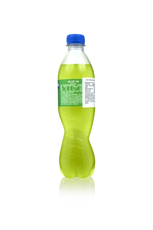 Fanta green apple china pet 50cl back