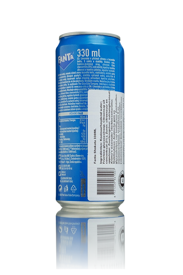 Fanta fruit twist china blik 33cl back