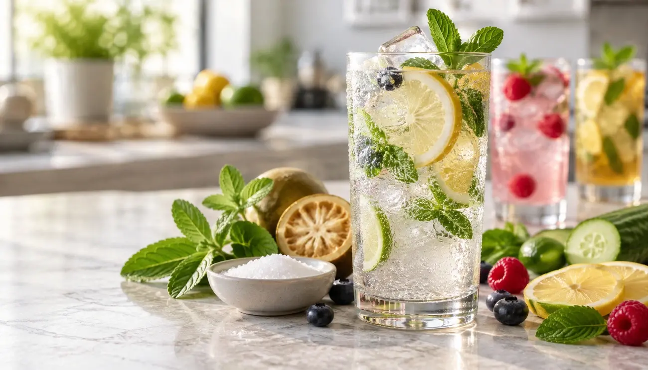 Gezonde drankjes zonder kunstmatige toevoegingen