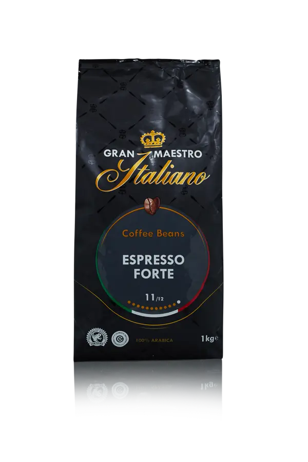 Gran maestro italiano espresso forte 4 x 1 kilo front
