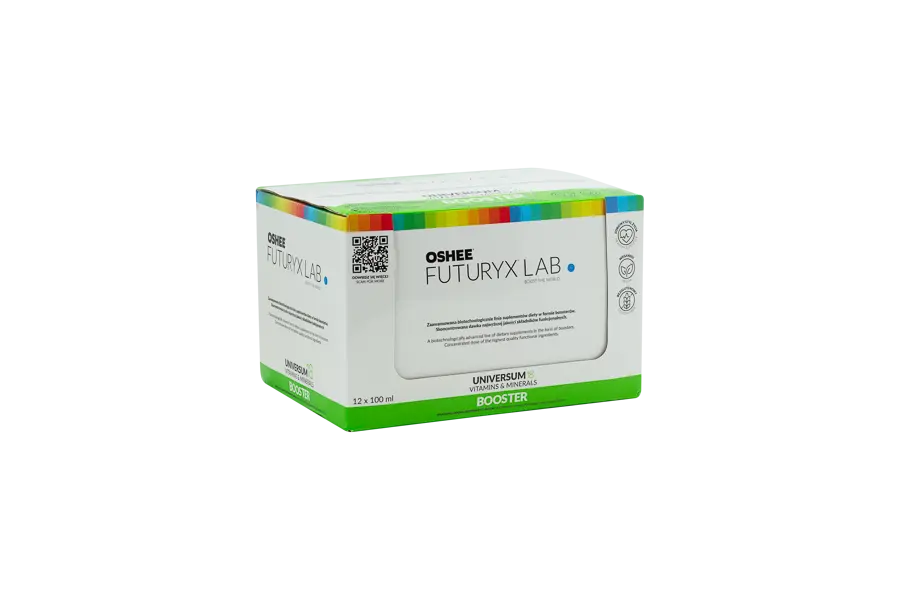 Oshee futuryx lab universum 100ml flesje tray