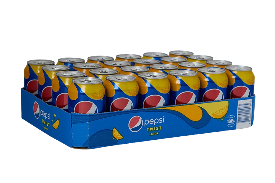 Pepsi twist new dk 24 x 33cl blik tray