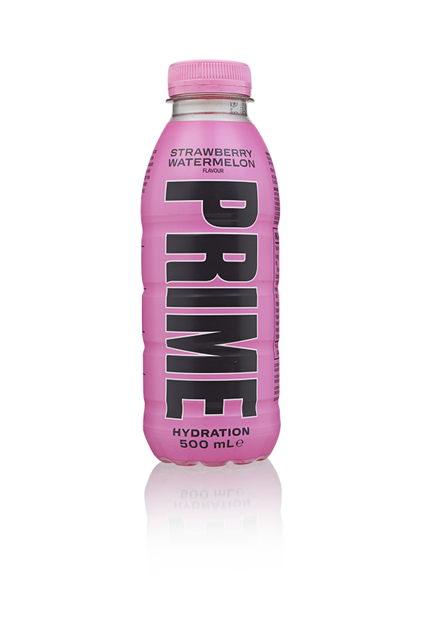 Prime hydration strawberry watermelon uk pet 50cl front