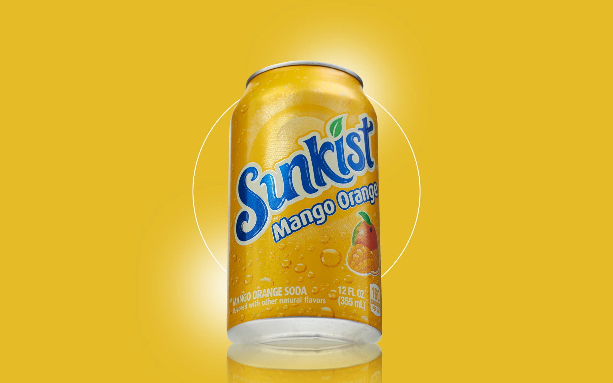 Soft Drinks| Sunkist USA Mango Orange Can 33,5cl| Frisdrank.com