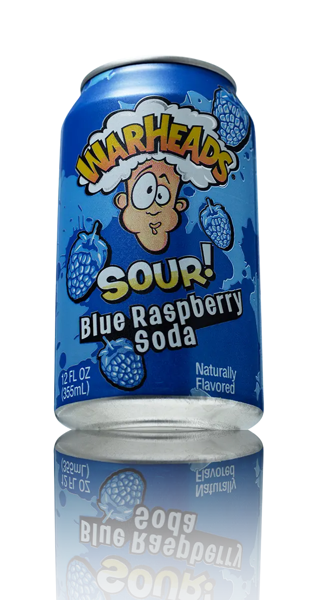 Warheads Sour Blue Berry Soda