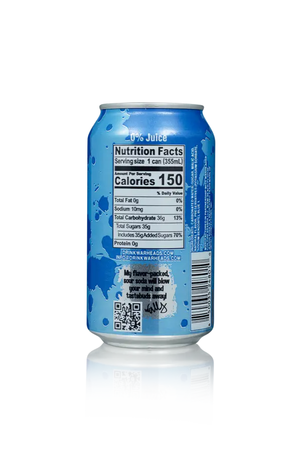 Warheads Sour Blue Berry Soda