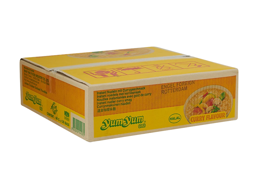 Yum Yum  curry noodles soupe Thailand 30 x 60g Doos doos